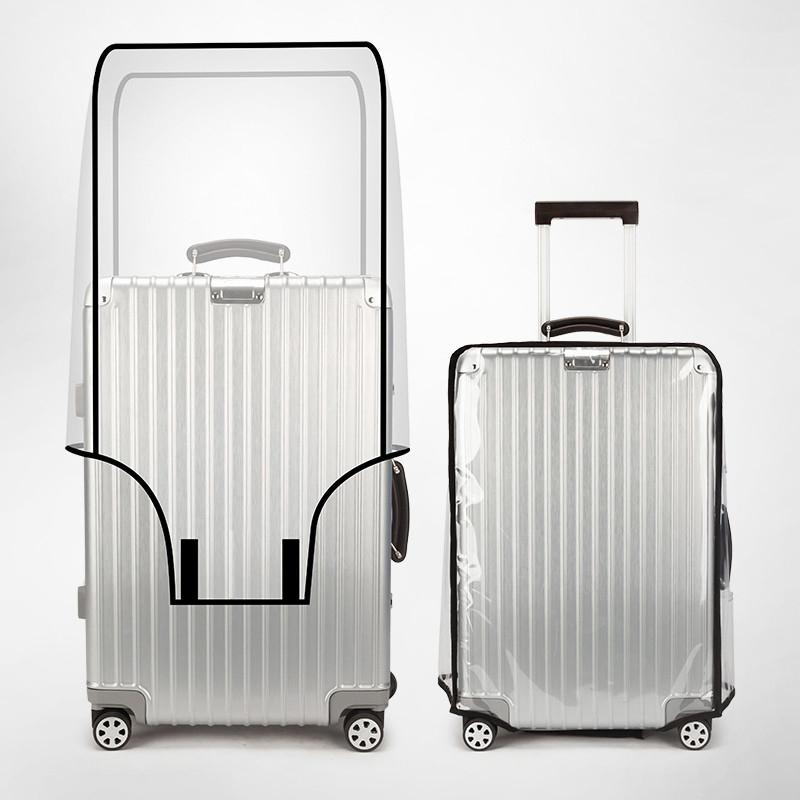 Waterproof Suitcase Cover Protector - Protetor de mala transparente e impermeável,