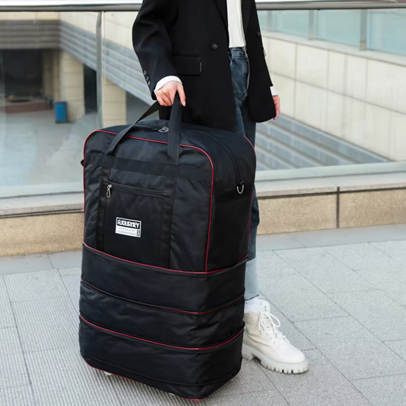 Foldable Rolling Luggage Bag - Bolsa de viagem dobrável unissex universal