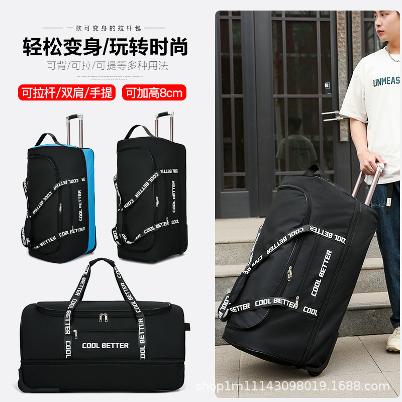 Mala de Viagem com Rodas de Gr - Foldable Rolling Luggage Bag avaliação e preço