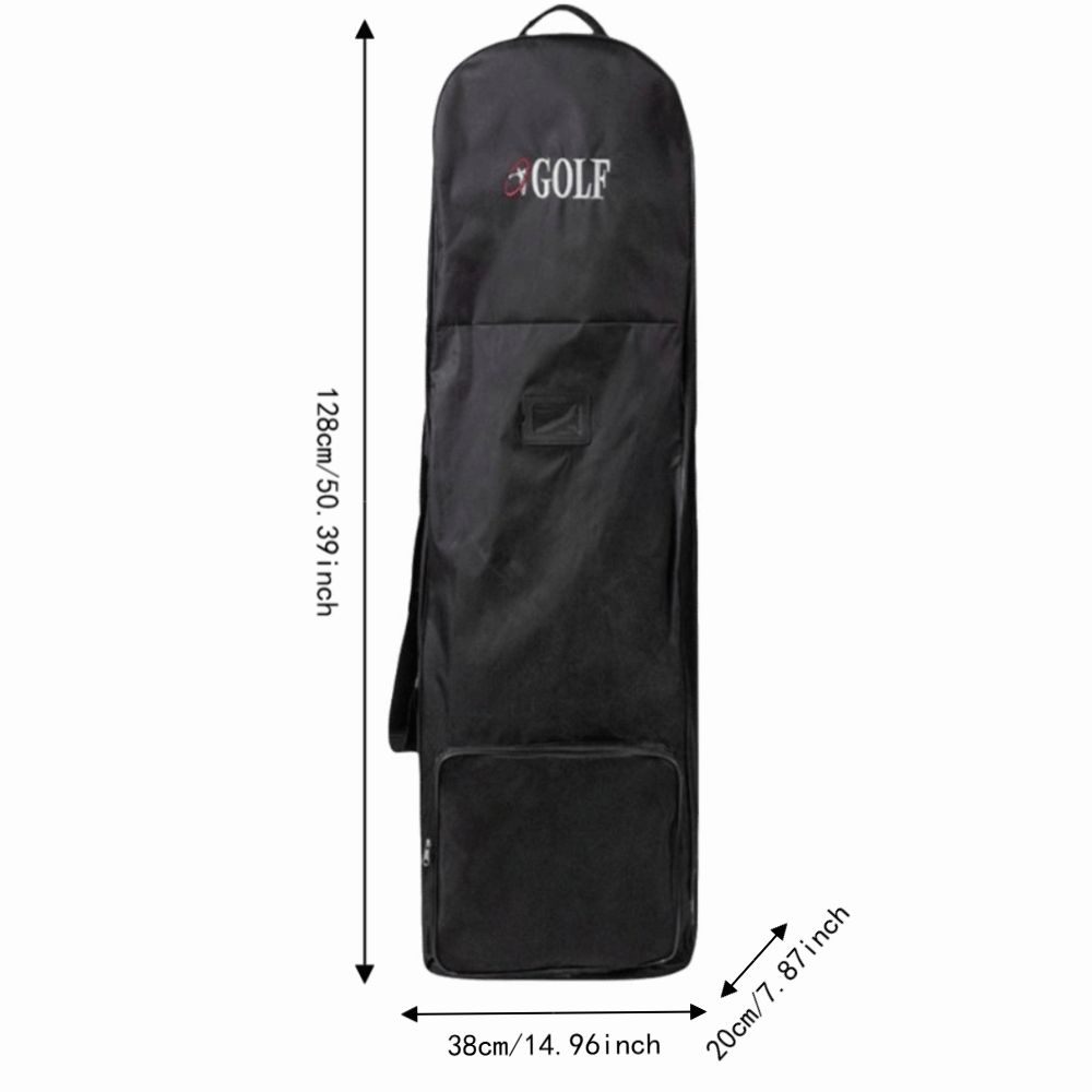 Bolsa de golfe preta para viag - Foldable Rolling Luggage Bag avaliação e preço