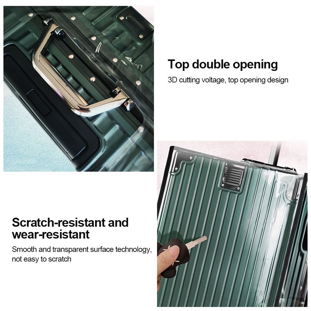 Capa Protetora de Bagagem Tran - Luggage Protective Cover Transparent avaliação e preço