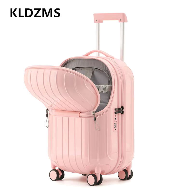 KLQDZMS Mala multifuncional co - Spinner Wheel Rolling Suitcase 20 Inch avaliação e preço