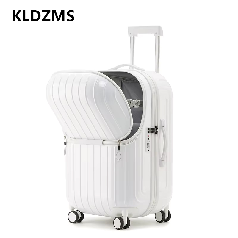 KLQDZMS Mala multifuncional co - Spinner Wheel Rolling Suitcase 20 Inch avaliação e preço