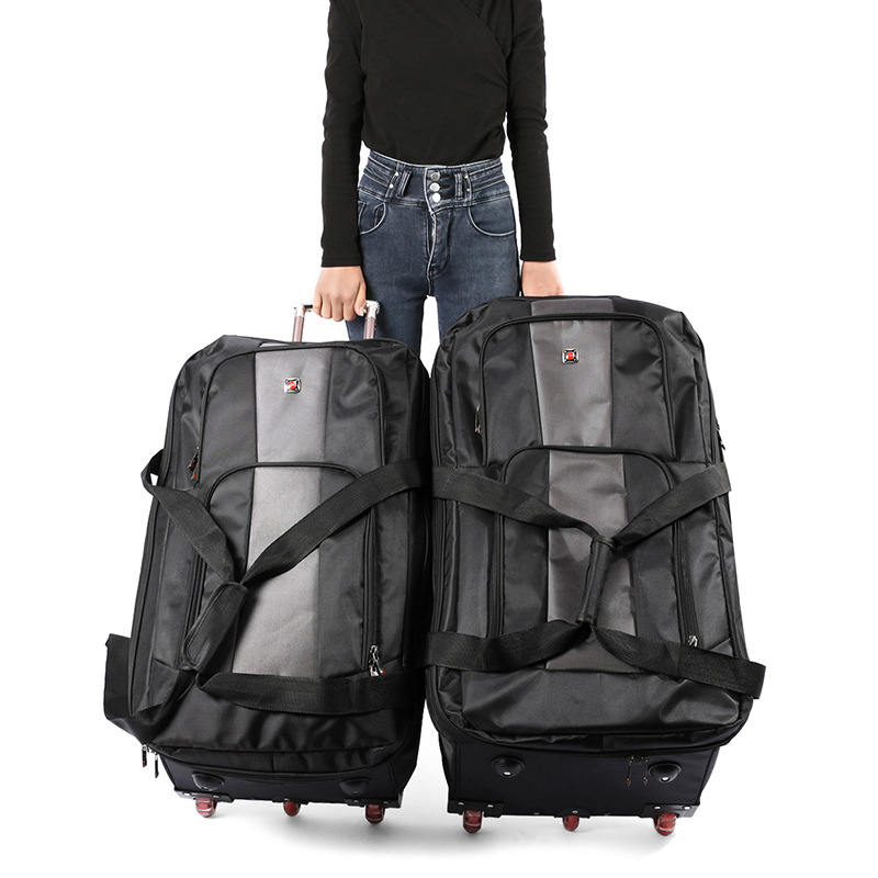 Bolsa de bagagem rolante de gr - Foldable Rolling Luggage Bag avaliação e preço